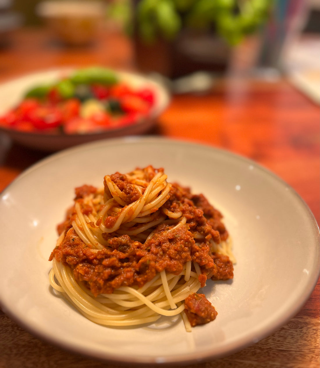 Vegetarische Spaghetti Bolognese